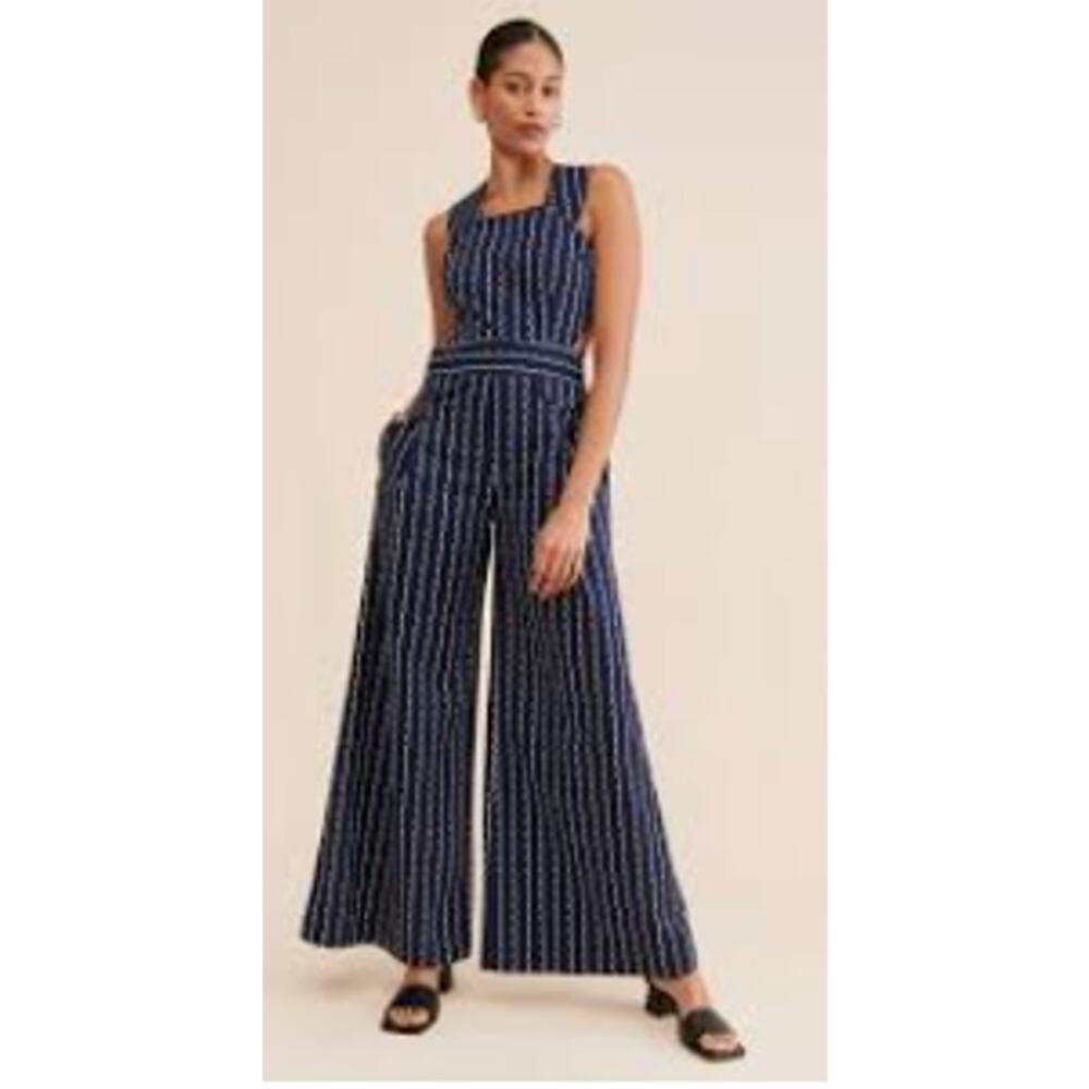 Maeve Derby Day Jumpsuit • Petite 0P • NWT